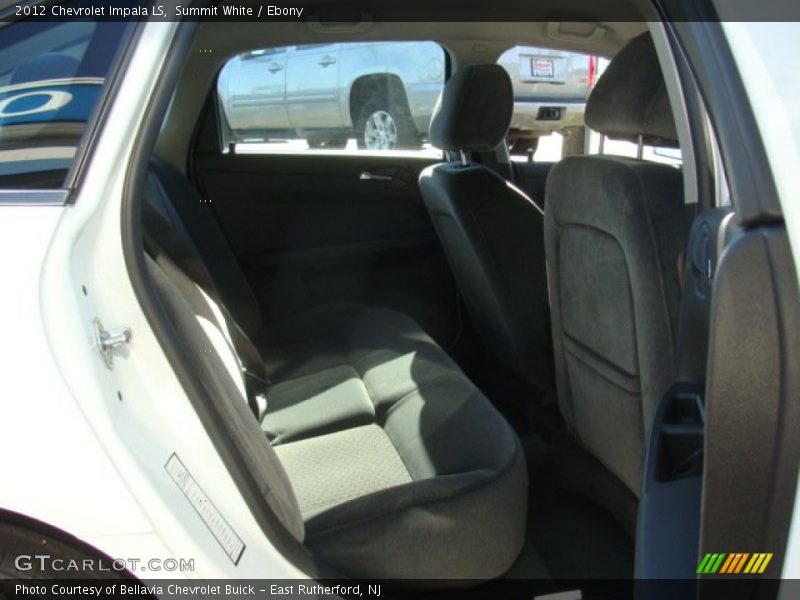 Summit White / Ebony 2012 Chevrolet Impala LS