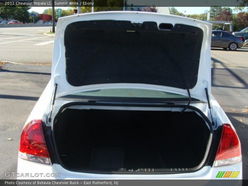Summit White / Ebony 2012 Chevrolet Impala LS