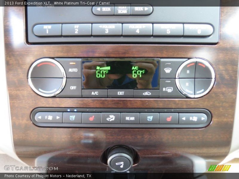 White Platinum Tri-Coat / Camel 2013 Ford Expedition XLT