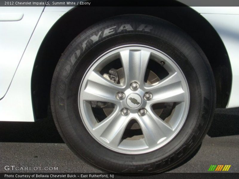 Summit White / Ebony 2012 Chevrolet Impala LS