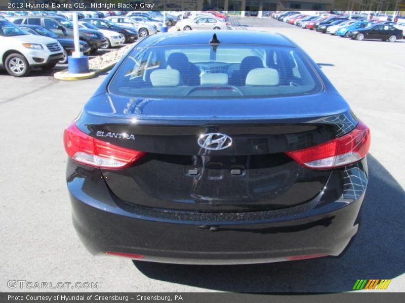 Midnight Black / Gray 2013 Hyundai Elantra GLS