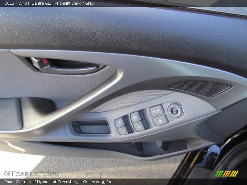 Midnight Black / Gray 2013 Hyundai Elantra GLS