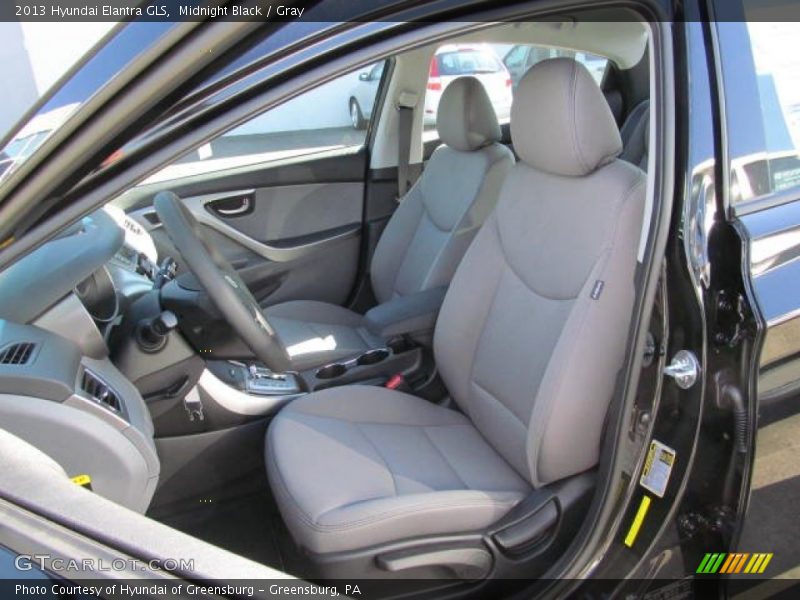 Midnight Black / Gray 2013 Hyundai Elantra GLS