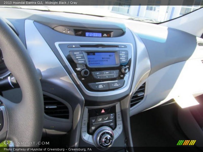 Midnight Black / Gray 2013 Hyundai Elantra GLS