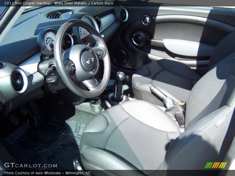 White Silver Metallic / Carbon Black 2011 Mini Cooper Hardtop