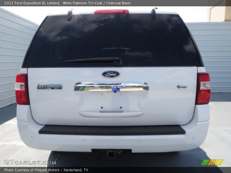 White Platinum Tri-Coat / Charcoal Black 2013 Ford Expedition EL Limited