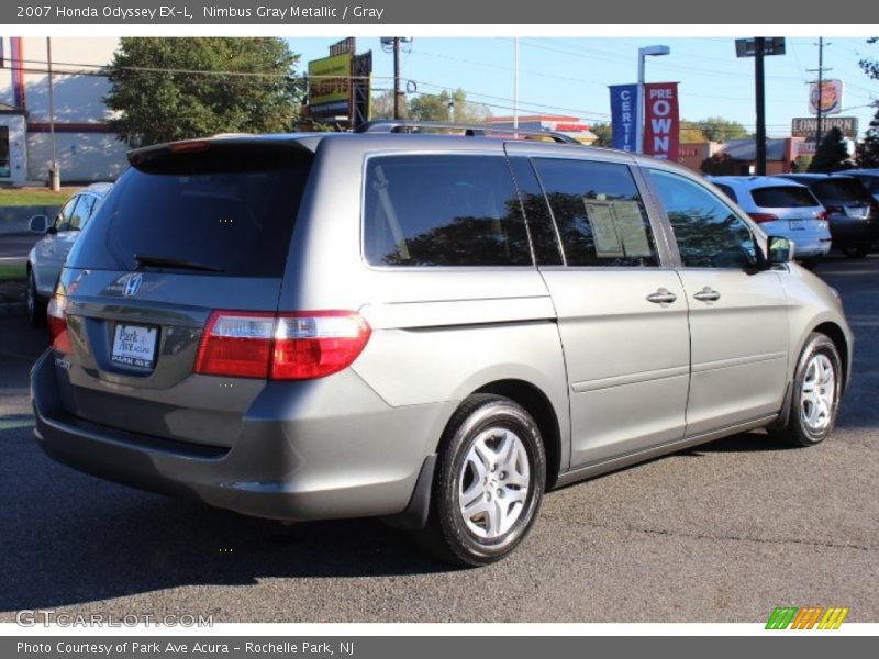 Nimbus Gray Metallic / Gray 2007 Honda Odyssey EX-L