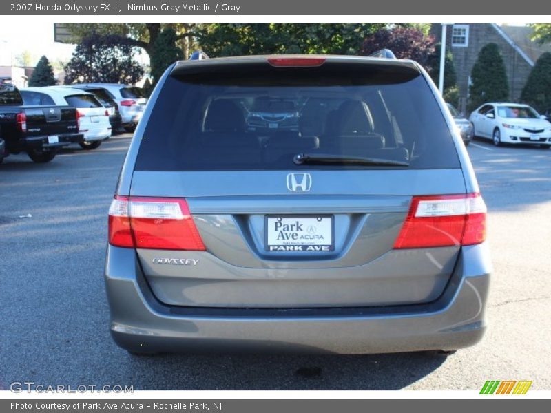 Nimbus Gray Metallic / Gray 2007 Honda Odyssey EX-L