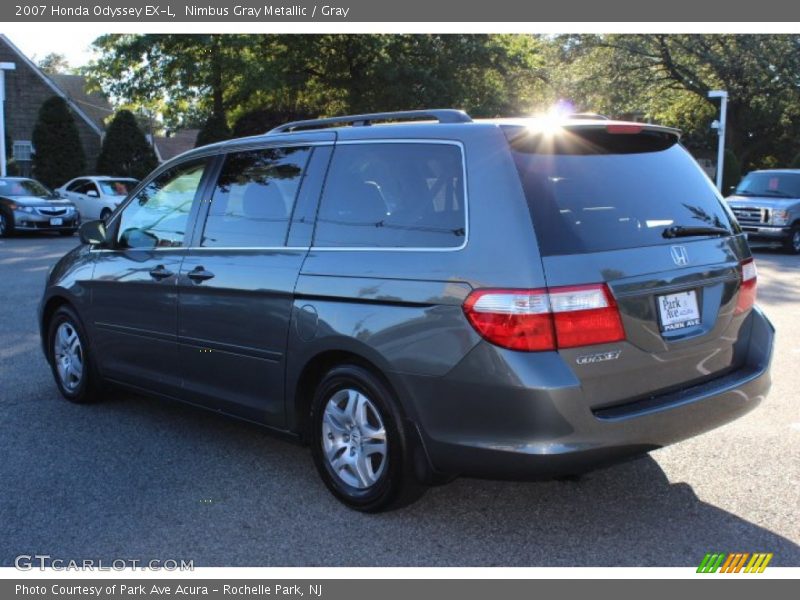 Nimbus Gray Metallic / Gray 2007 Honda Odyssey EX-L
