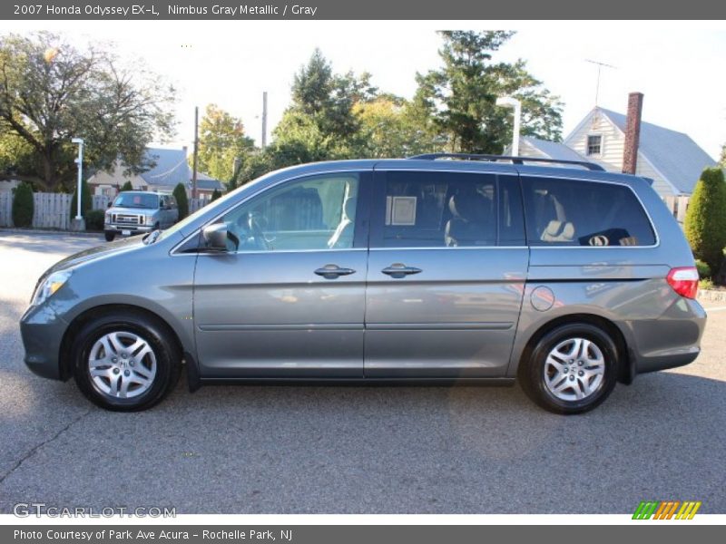 Nimbus Gray Metallic / Gray 2007 Honda Odyssey EX-L