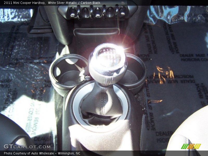 White Silver Metallic / Carbon Black 2011 Mini Cooper Hardtop