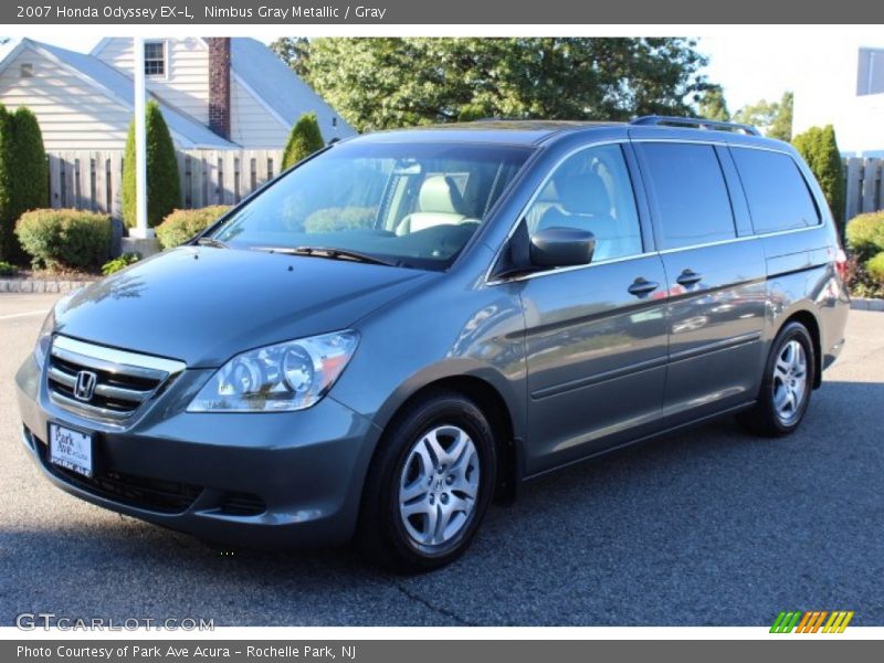 Nimbus Gray Metallic / Gray 2007 Honda Odyssey EX-L