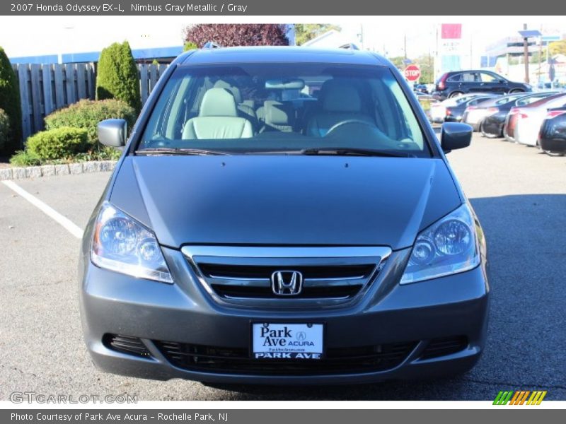 Nimbus Gray Metallic / Gray 2007 Honda Odyssey EX-L