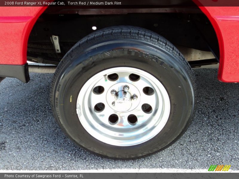 Torch Red / Medium Dark Flint 2008 Ford Ranger XL Regular Cab
