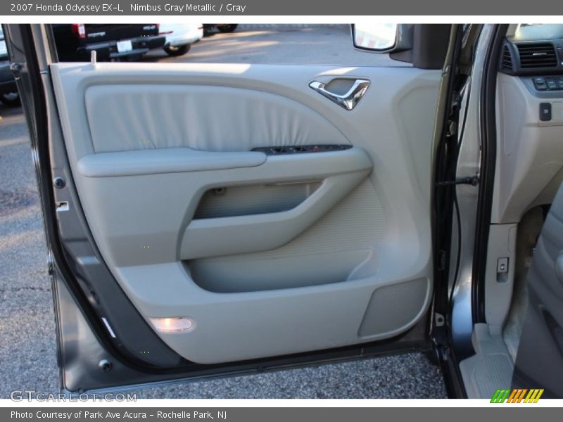 Nimbus Gray Metallic / Gray 2007 Honda Odyssey EX-L