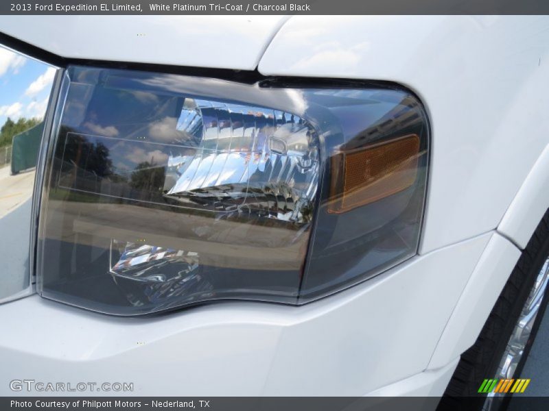 White Platinum Tri-Coat / Charcoal Black 2013 Ford Expedition EL Limited