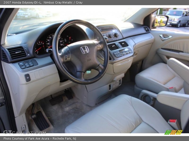 Nimbus Gray Metallic / Gray 2007 Honda Odyssey EX-L