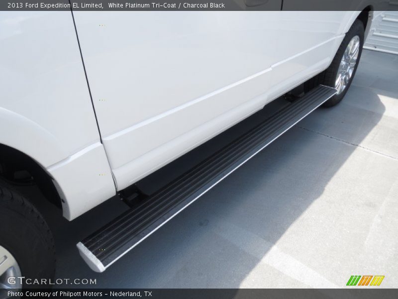 White Platinum Tri-Coat / Charcoal Black 2013 Ford Expedition EL Limited