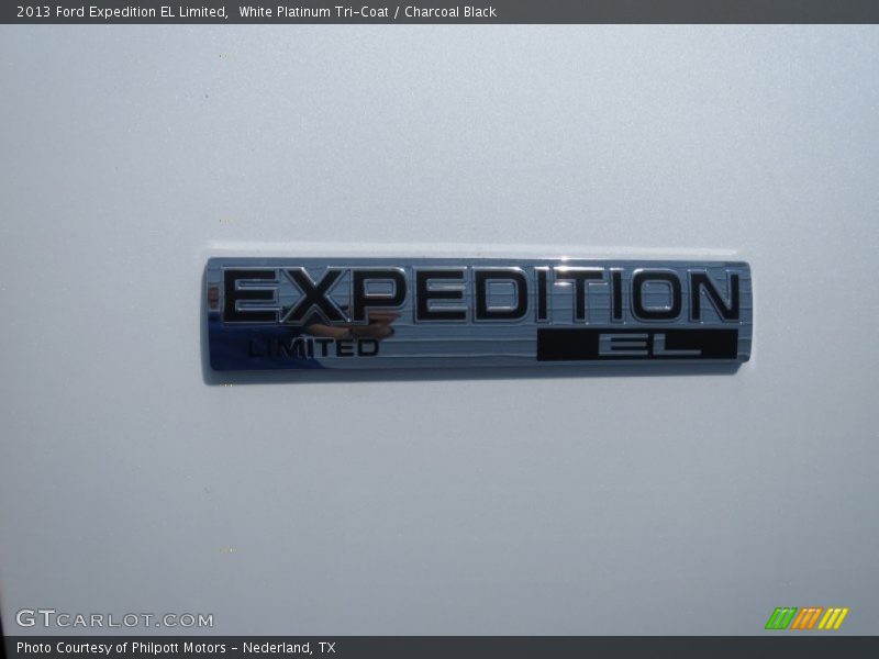 White Platinum Tri-Coat / Charcoal Black 2013 Ford Expedition EL Limited