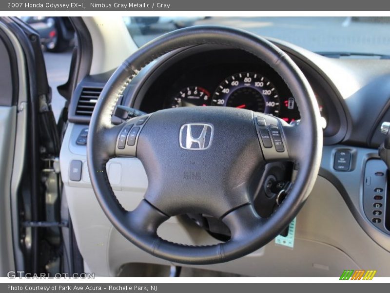 Nimbus Gray Metallic / Gray 2007 Honda Odyssey EX-L