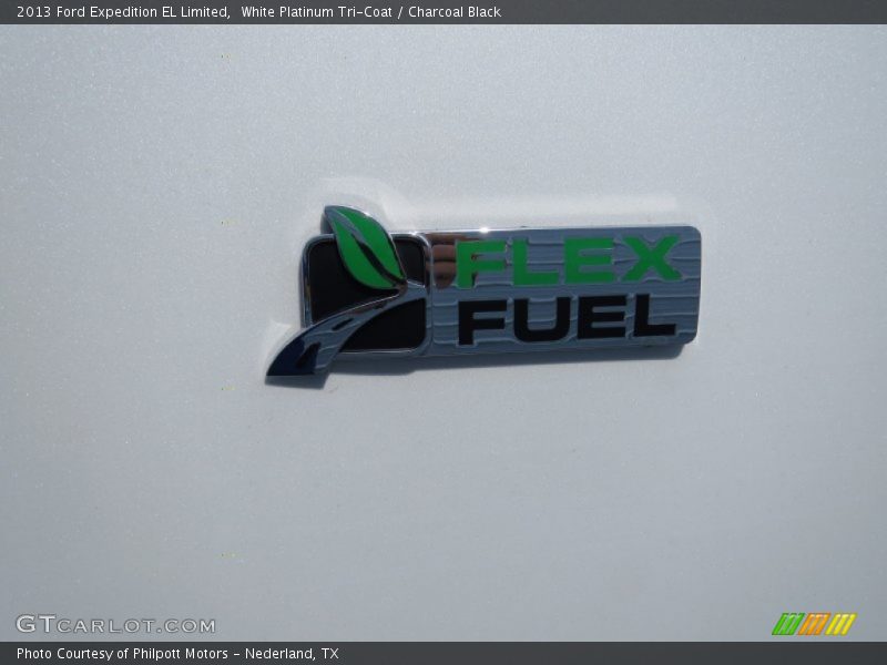 White Platinum Tri-Coat / Charcoal Black 2013 Ford Expedition EL Limited