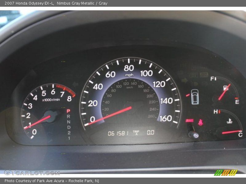 Nimbus Gray Metallic / Gray 2007 Honda Odyssey EX-L