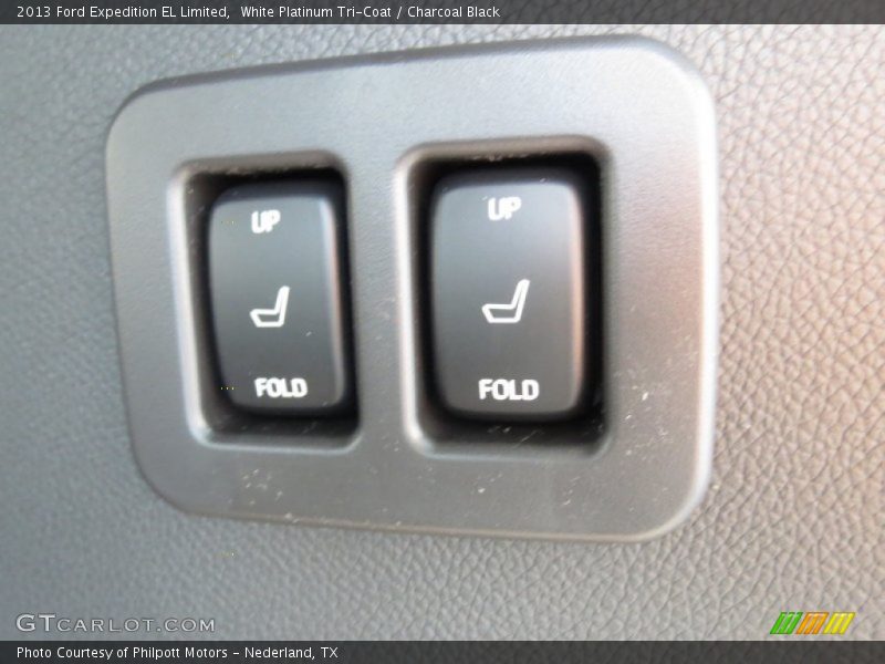 White Platinum Tri-Coat / Charcoal Black 2013 Ford Expedition EL Limited