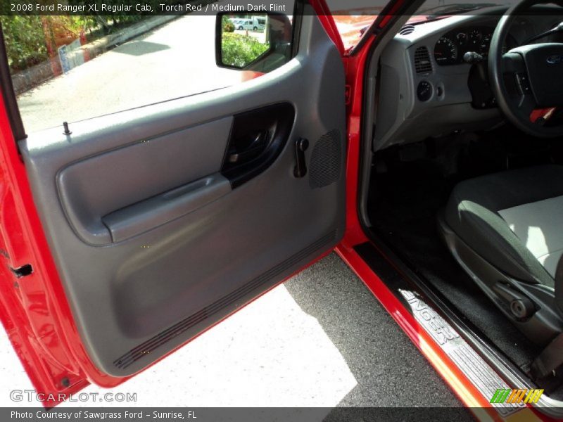 Torch Red / Medium Dark Flint 2008 Ford Ranger XL Regular Cab