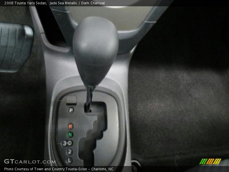 Jade Sea Metallic / Dark Charcoal 2008 Toyota Yaris Sedan