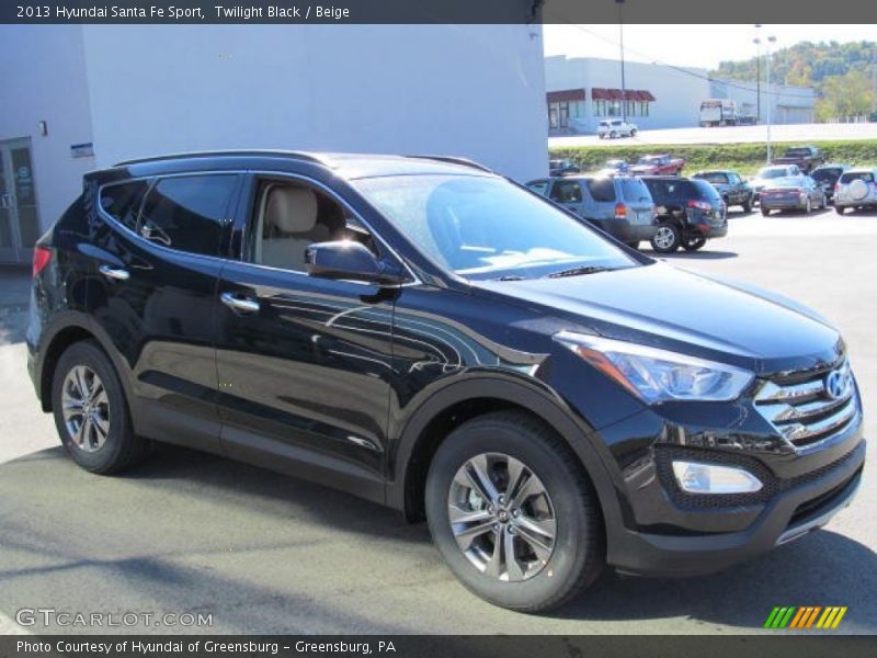 Twilight Black / Beige 2013 Hyundai Santa Fe Sport