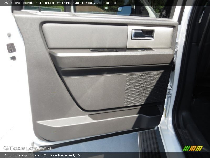White Platinum Tri-Coat / Charcoal Black 2013 Ford Expedition EL Limited
