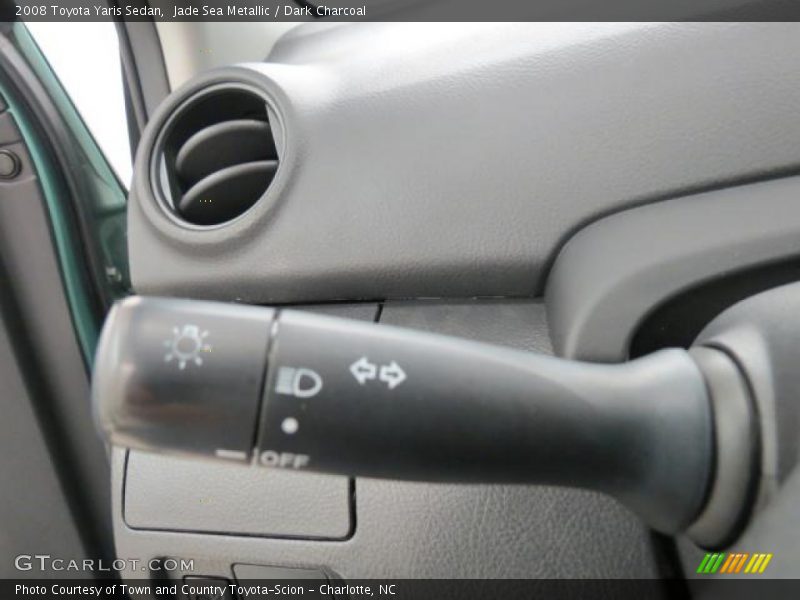 Jade Sea Metallic / Dark Charcoal 2008 Toyota Yaris Sedan