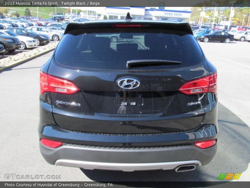 Twilight Black / Beige 2013 Hyundai Santa Fe Sport