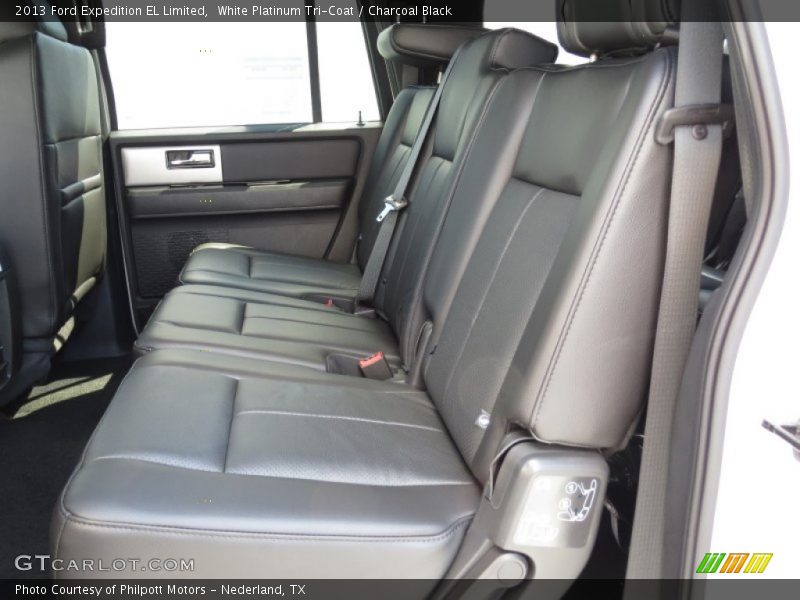 White Platinum Tri-Coat / Charcoal Black 2013 Ford Expedition EL Limited