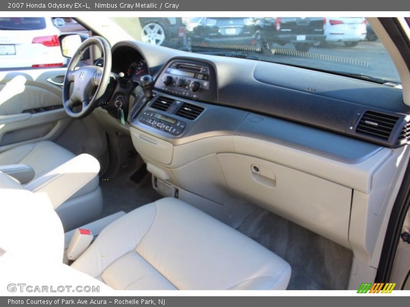 Nimbus Gray Metallic / Gray 2007 Honda Odyssey EX-L