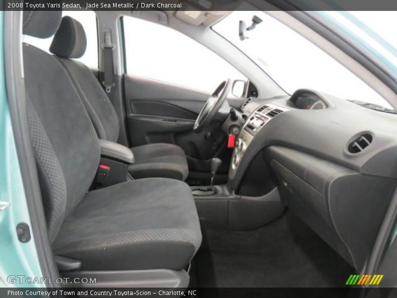 Jade Sea Metallic / Dark Charcoal 2008 Toyota Yaris Sedan