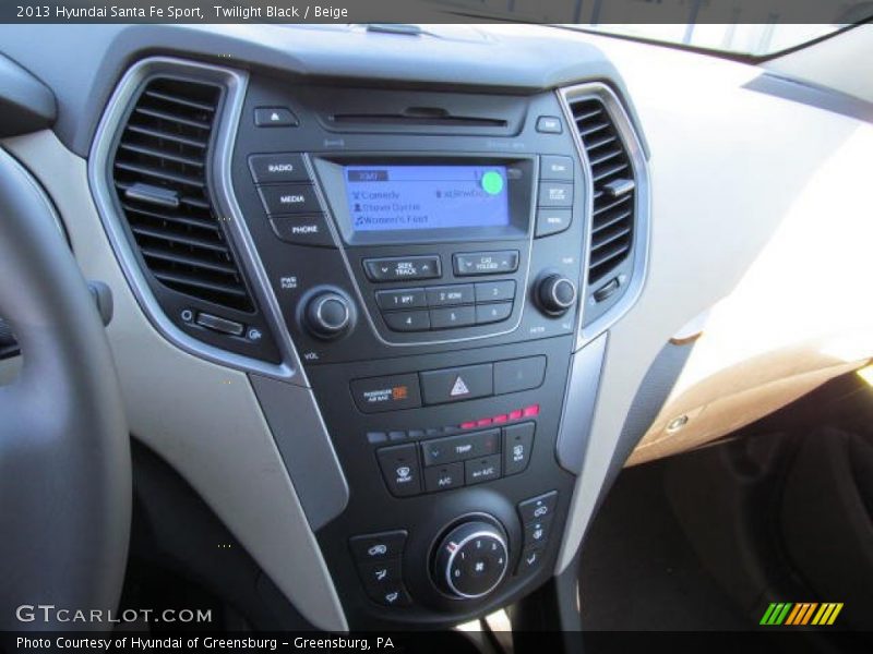 Twilight Black / Beige 2013 Hyundai Santa Fe Sport