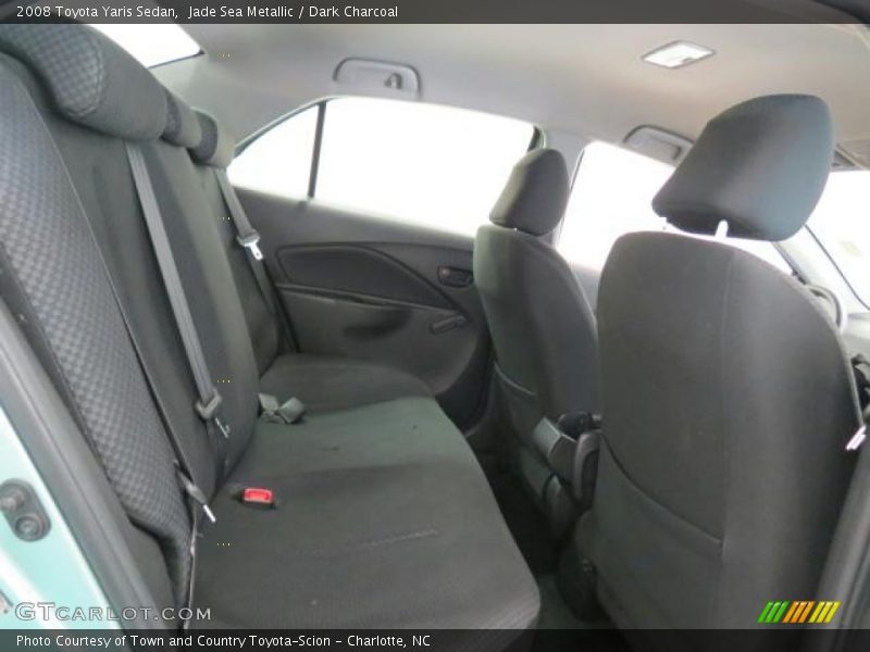 Jade Sea Metallic / Dark Charcoal 2008 Toyota Yaris Sedan