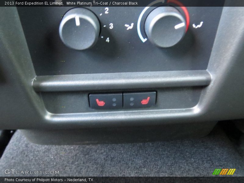 White Platinum Tri-Coat / Charcoal Black 2013 Ford Expedition EL Limited