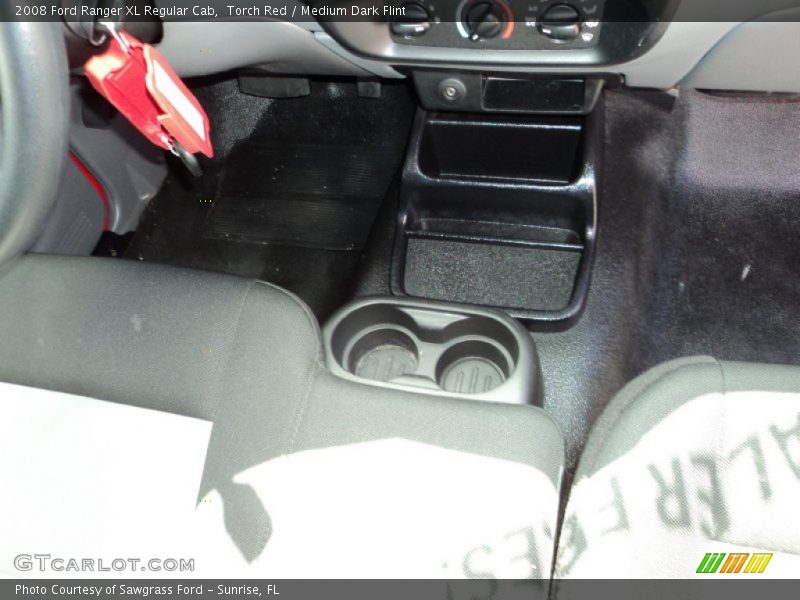 Torch Red / Medium Dark Flint 2008 Ford Ranger XL Regular Cab