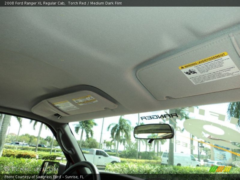 Torch Red / Medium Dark Flint 2008 Ford Ranger XL Regular Cab