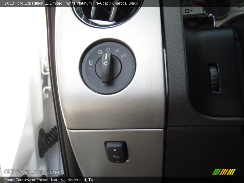 White Platinum Tri-Coat / Charcoal Black 2013 Ford Expedition EL Limited