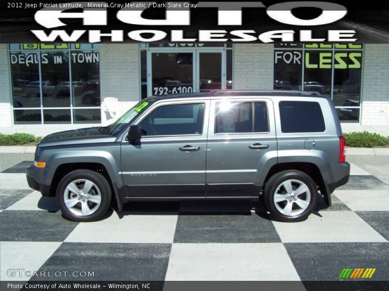 Mineral Gray Metallic / Dark Slate Gray 2012 Jeep Patriot Latitude