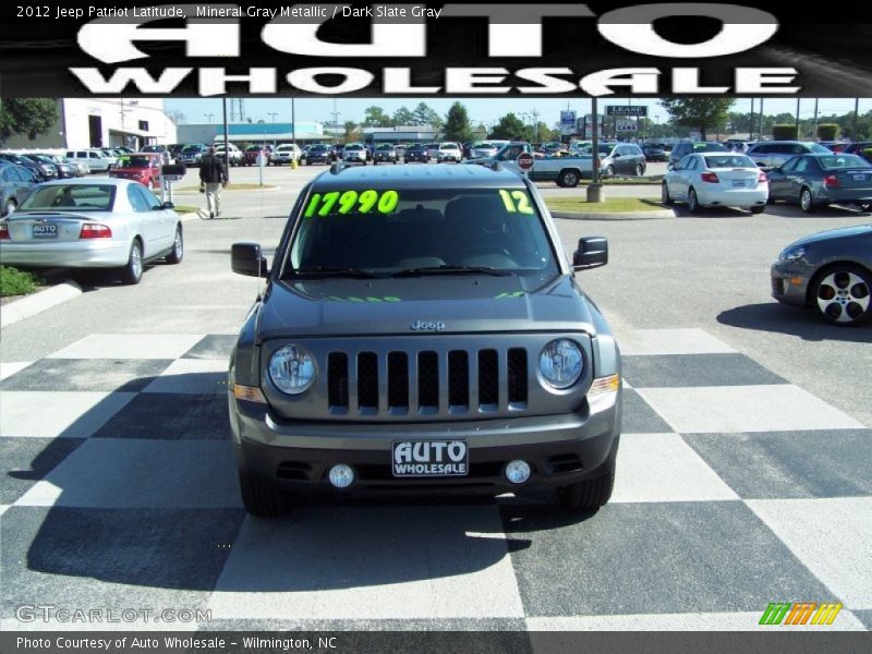 Mineral Gray Metallic / Dark Slate Gray 2012 Jeep Patriot Latitude