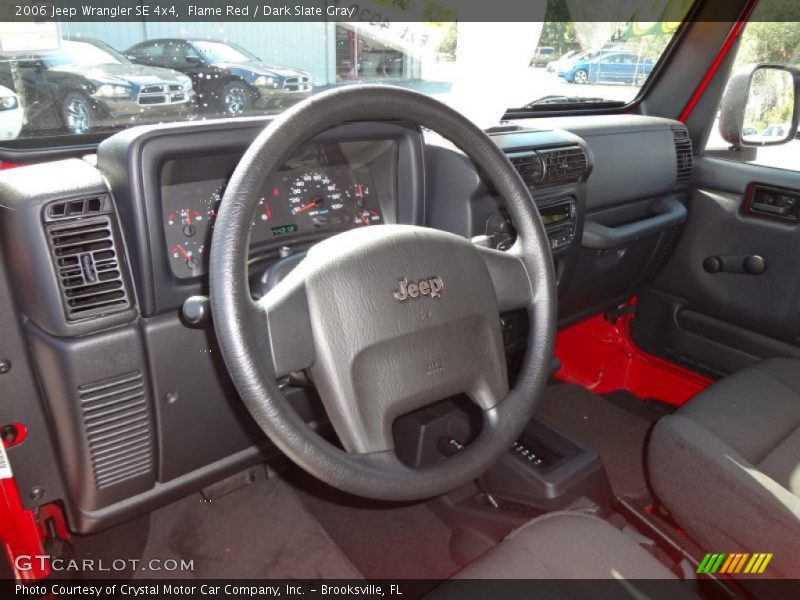 Flame Red / Dark Slate Gray 2006 Jeep Wrangler SE 4x4