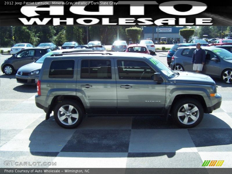 Mineral Gray Metallic / Dark Slate Gray 2012 Jeep Patriot Latitude