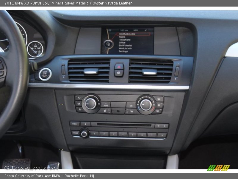 Mineral Silver Metallic / Oyster Nevada Leather 2011 BMW X3 xDrive 35i
