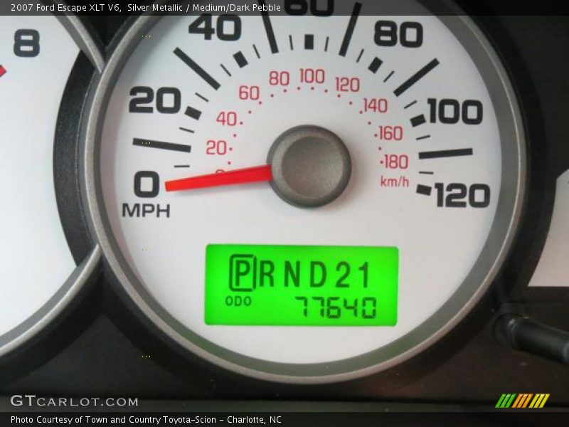 Silver Metallic / Medium/Dark Pebble 2007 Ford Escape XLT V6