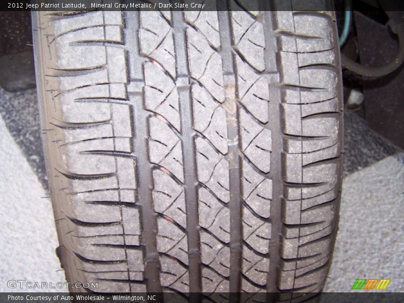 Mineral Gray Metallic / Dark Slate Gray 2012 Jeep Patriot Latitude