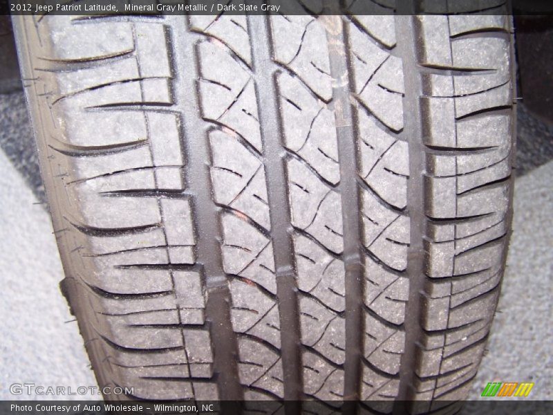 Mineral Gray Metallic / Dark Slate Gray 2012 Jeep Patriot Latitude